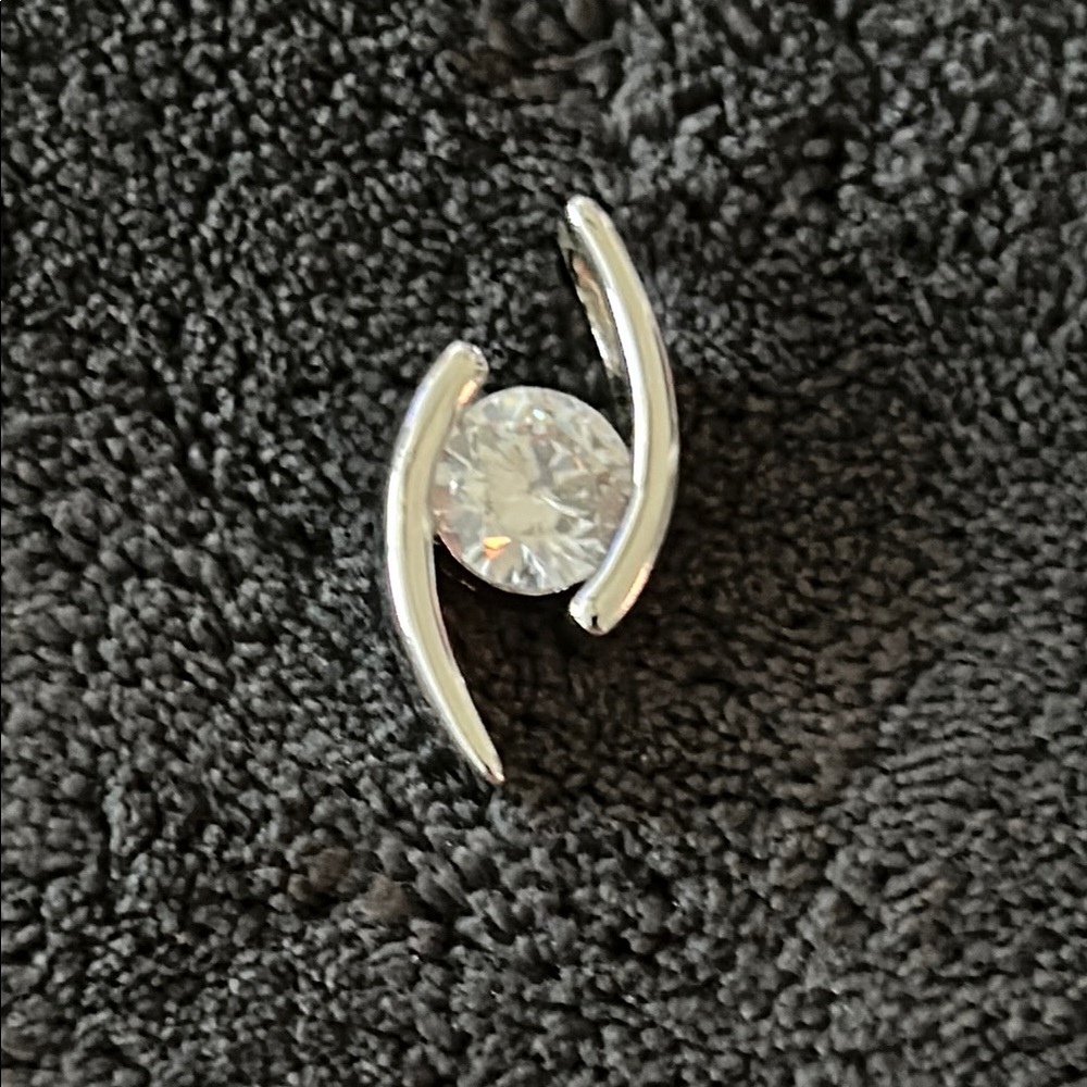 Elegant Silver Lia Sophia Starlight CZ Pendant